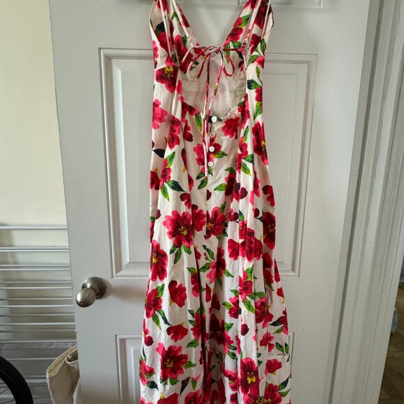 NWT Free People Finer Things Printed Midi Dress - XS - Picture 8 of 10